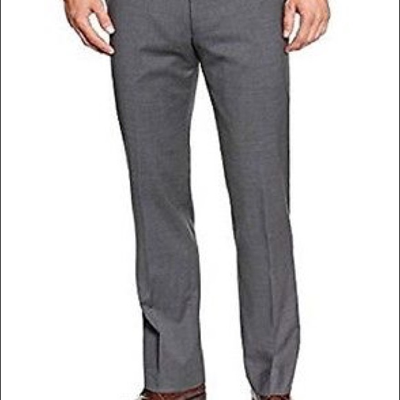 Calvin Klein Flat Front Dress Pant - Picture 2 of 7